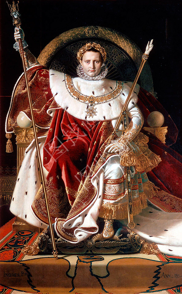 Napoleon I on his Imperial Throne